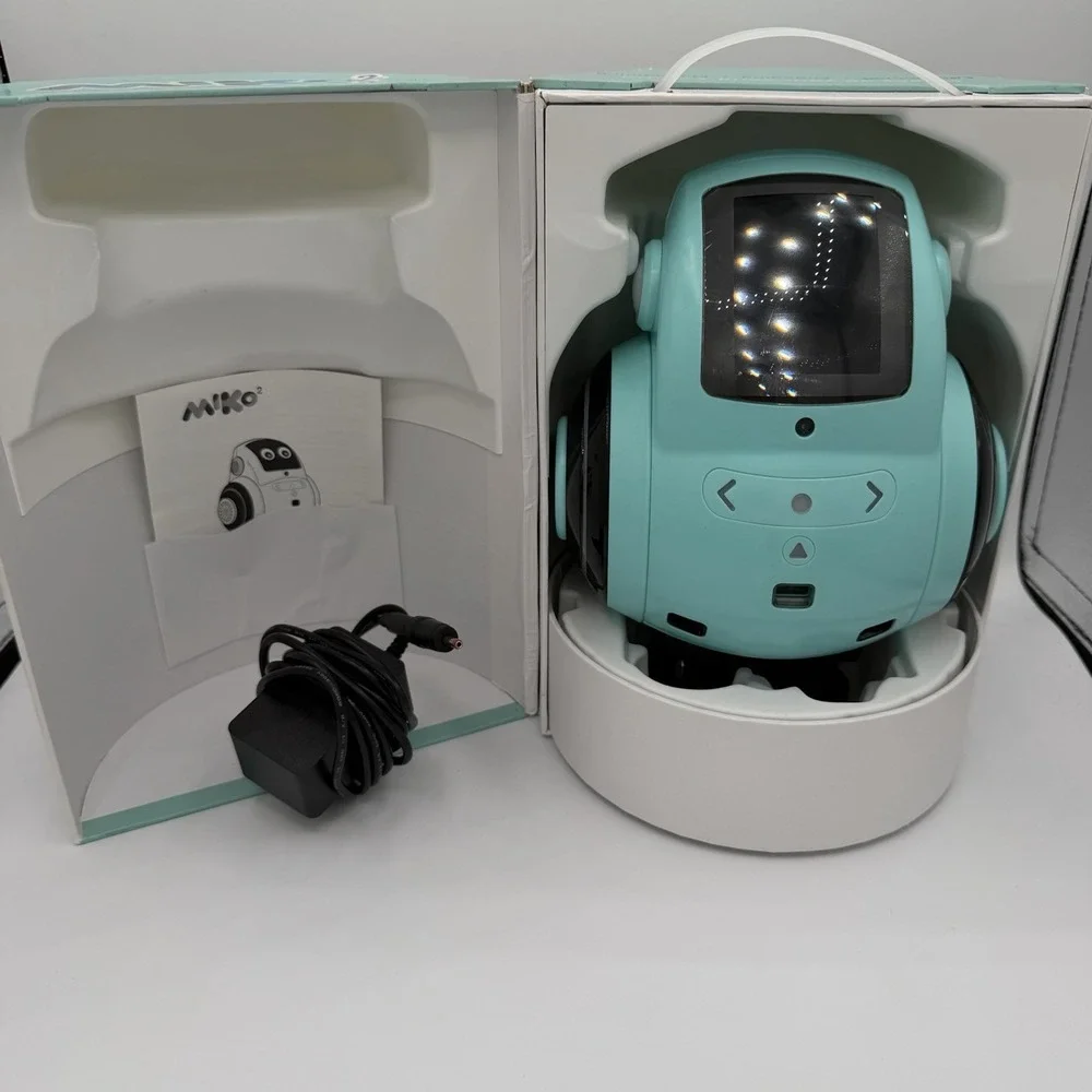 MIKO 2 Blue THE PLAYFUL EDUCATIONAL Engaging ROBOT TOY Open Box